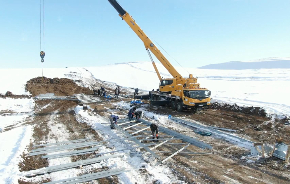“Zəngəzur” elektrik ötürmə xəttinin çəkilməsinə başlanılıb VIDEO