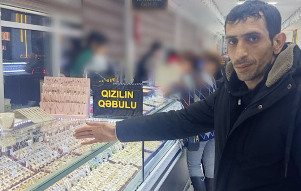 Evdən qızıl-zinət əşyaları oğurlayan saxlanılıb VİDEO