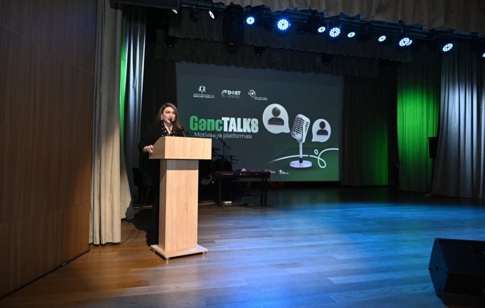 “GəncTALKS 2026: İlham verən hekayələr və sərhədsiz imkanlar” adlı tədbir keçirilib VİDEO