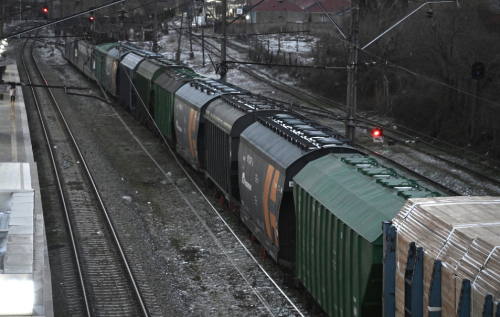 Növbəti taxıl yüklü qatar Azərbaycandan tranzit keçməklə Ermənistana yola düşür VİDEO