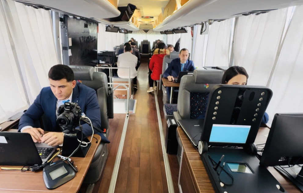 Səyyar “ASAN xidmət” Ağdaşda VİDEO