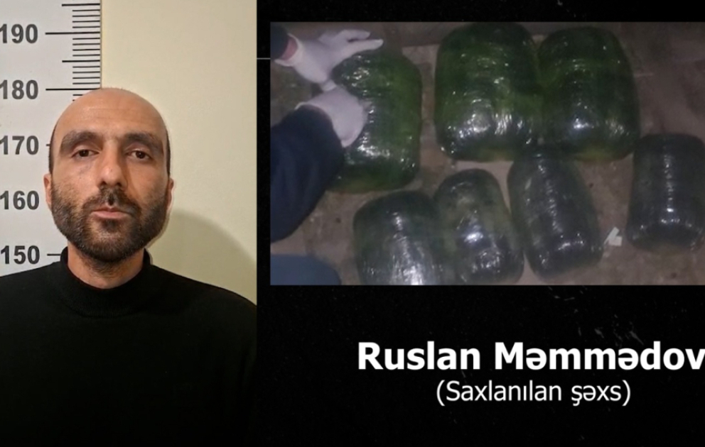 Daşkəsəndə çətin relyef şəraitində aparılan əməliyyat nəticəsində 11 kiloqrama yaxın narkotik vasitə aşkarlanıb VİDEO