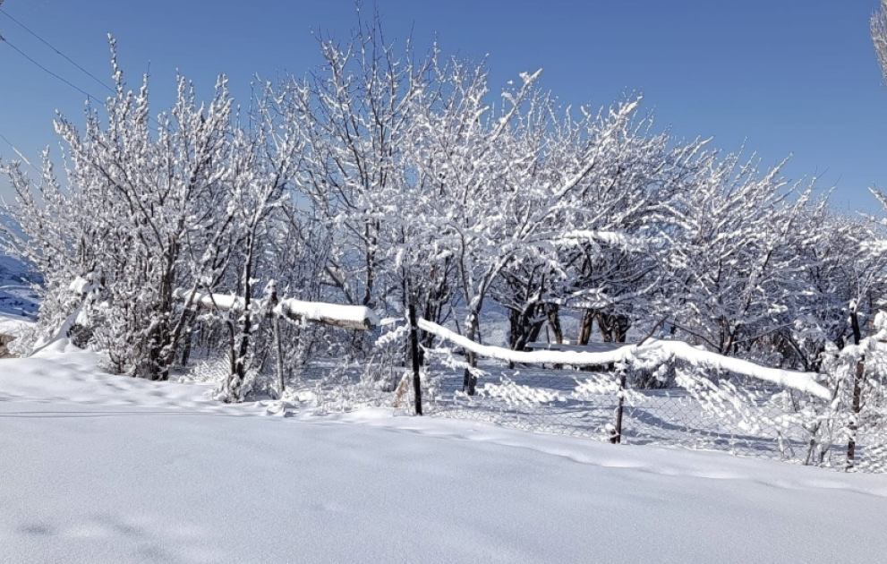 Naxçıvanın yüksək dağlıq ərazilərində 90 santimetrədək qar qeydə alınıb VİDEO