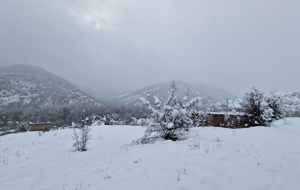 Bəsitçayın qış mənzərəsi  FOTO  VİDEO