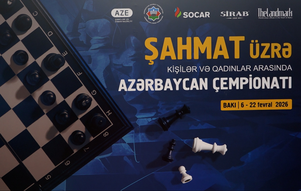 Şahmat üzrə Azərbaycan çempionatının açılış mərasimi keçirilib VİDEO