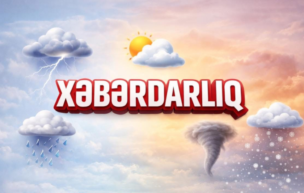 Fevralın 10-da və 11-də hava qeyri-sabit keçəcək, temperatur 5-8 dərəcə enəcək – XƏBƏRDARLIQ VİDEO