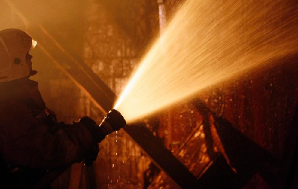 Balakəndə yanğında ev quşları tələf olub VİDEO