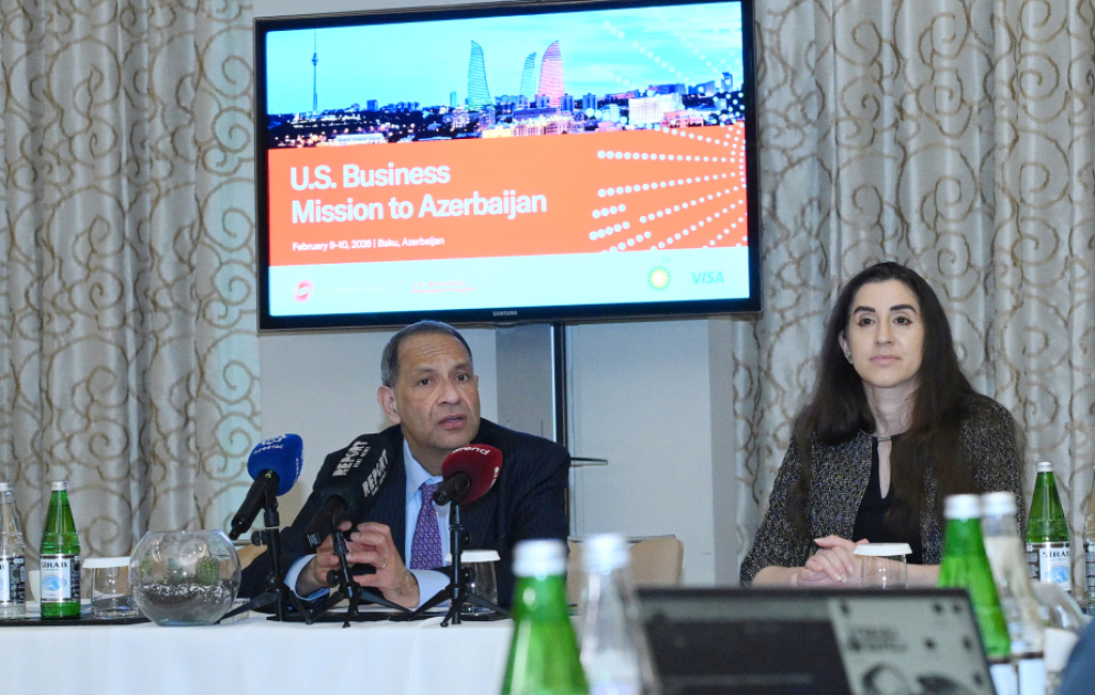 ABŞ şirkətləri ABŞ ilə Azərbaycan arasında strateji tərəfdaşlıq sənədinin imzalanmasını böyük maraqla gözləyirlər VİDEO