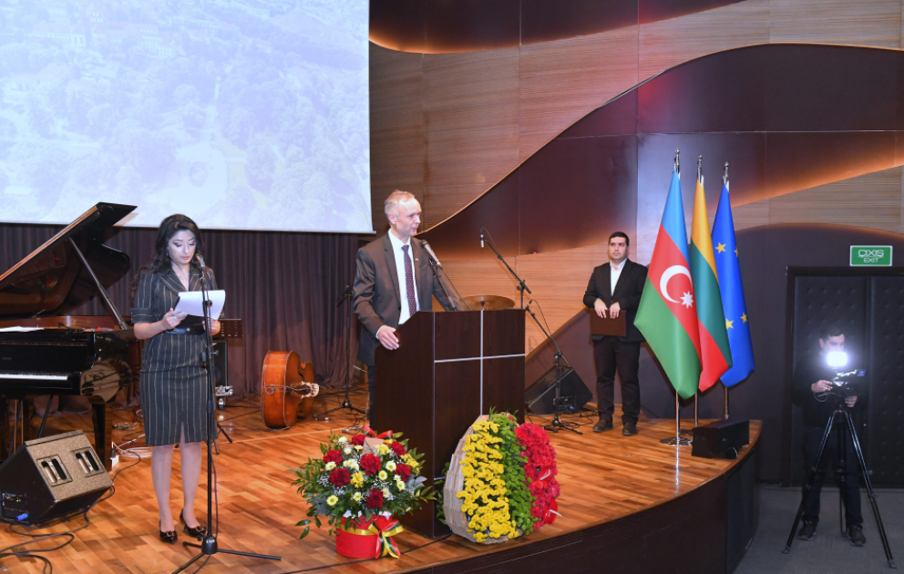 Lithuania's Independence Day celebrated in Baku VIDEO