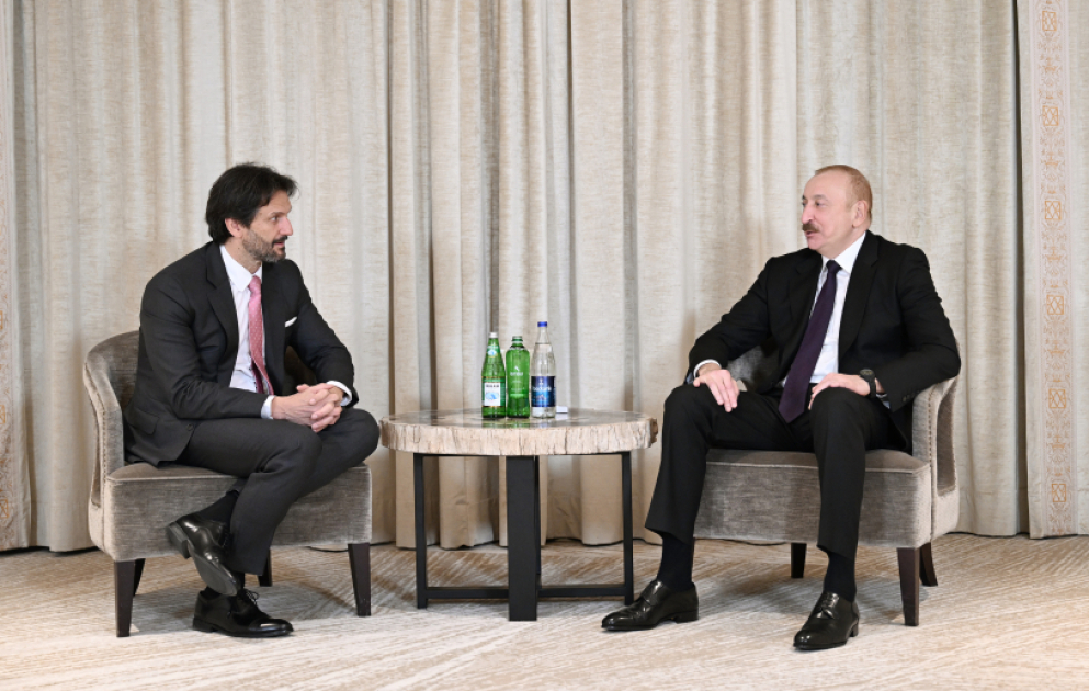Präsident Ilham Aliyev trifft in München stellvertretenden slowakischen Ministerpräsidenten VIDEO
