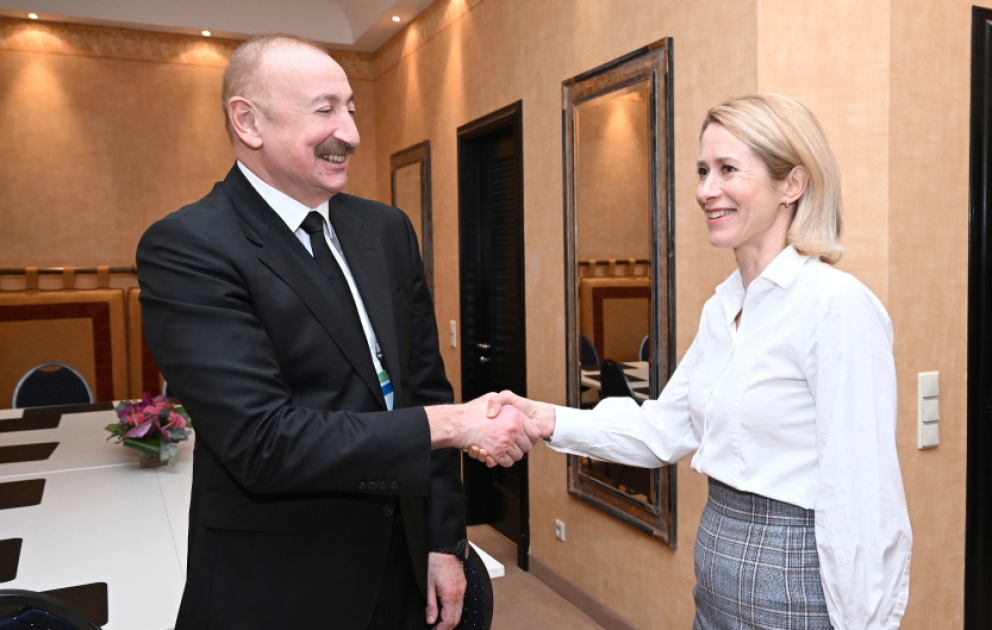President Ilham Aliyev met with EU High Representative for Foreign Affairs and Security Policy in Munich VIDEO