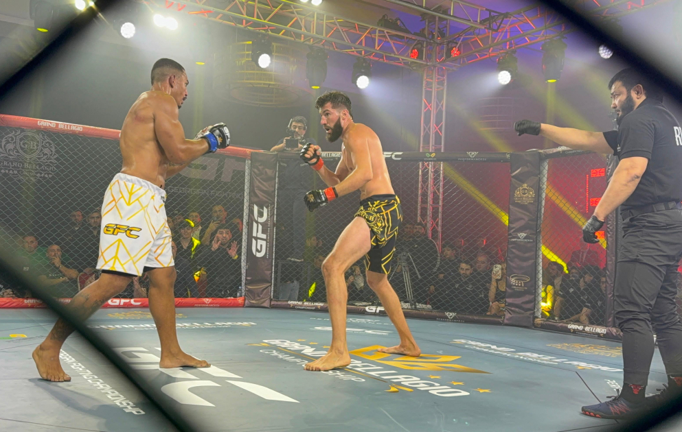 Azərbaycanlı idmançı Alim Nəbiyev MMA üzrə ardıcıl olaraq üçüncü qələbəsini qazanıb VİDEO