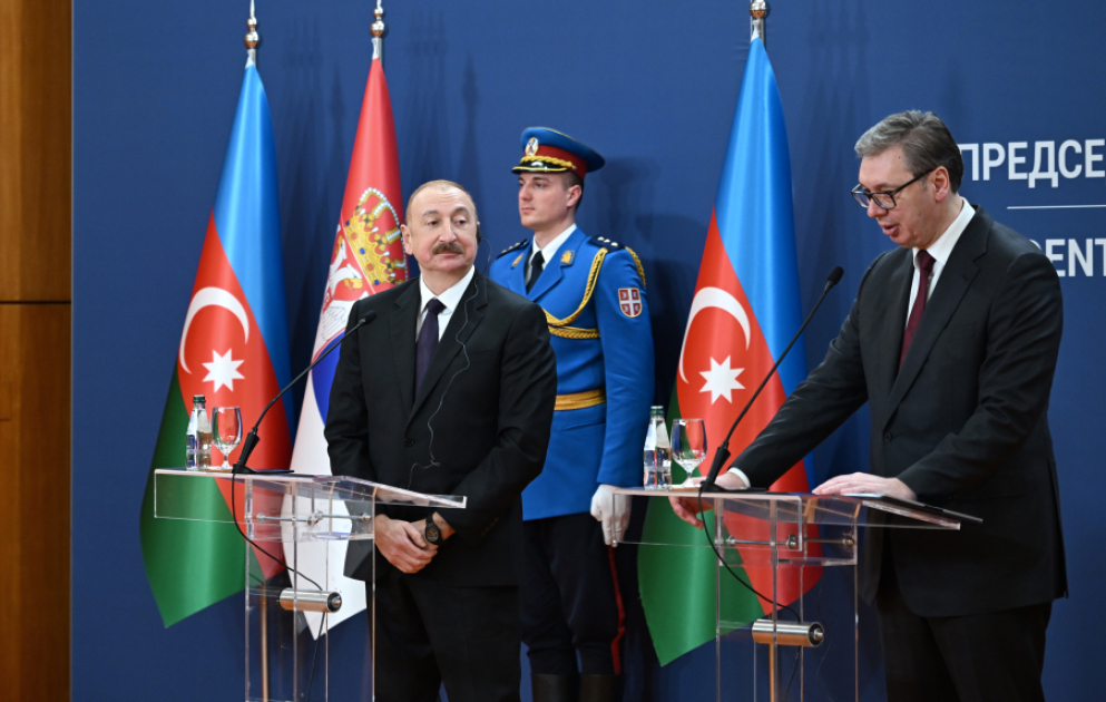 Les présidents Aliyev et Vucic font des déclarations à la presse MIS A JOUR VIDEO