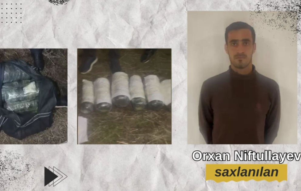 Ağsuda 9 kiloqrama yaxın narkotik vasitə dövriyyədən çıxarılıb VİDEO
