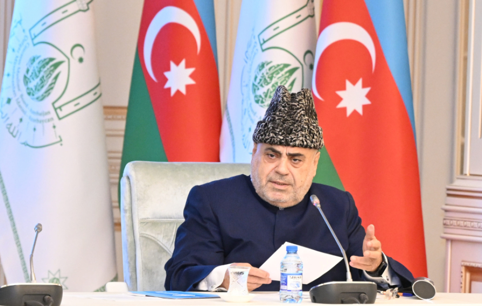Allahşükür Paşazadə: Dünya üçün sülhün təşviqindən vacib heç nə ola bilməz VİDEO