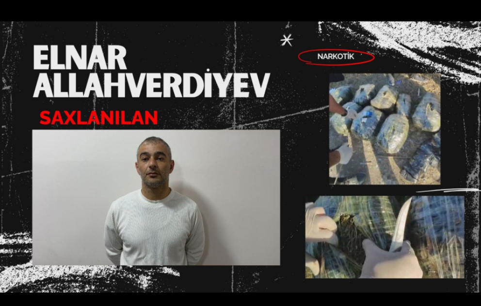 Qaxda 19 kiloqram narkotik vasitə aşkarlanıb VİDEO