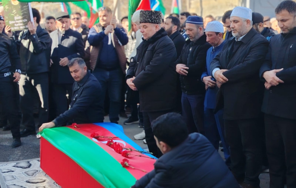 Останки шехида Первой Карабахской войны преданы земле в Мингячевире ВИДЕО