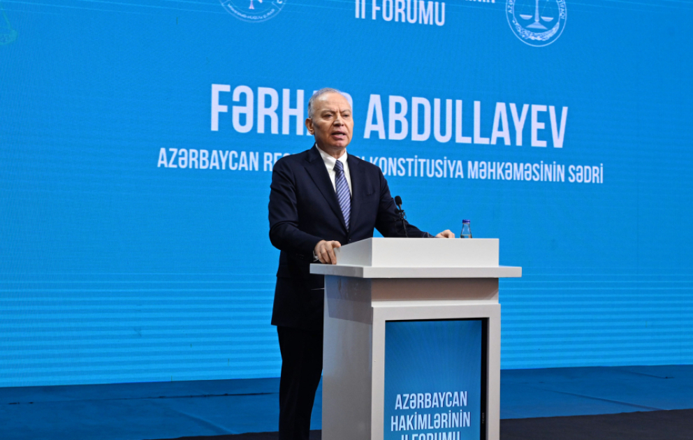 Fərhad Abdullayev: Konstitusion şərh hüquqi müəyyənliyin əsas təminat mexanizmidir VİDEO