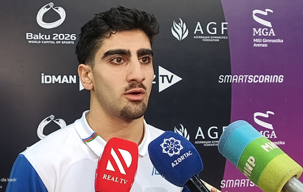 Azərbaycan gimnastı: İkiqat Olimpiya çempionu ilə finaldayam, çalışacağam ki, ona yenidən qalib gəlim VİDEO