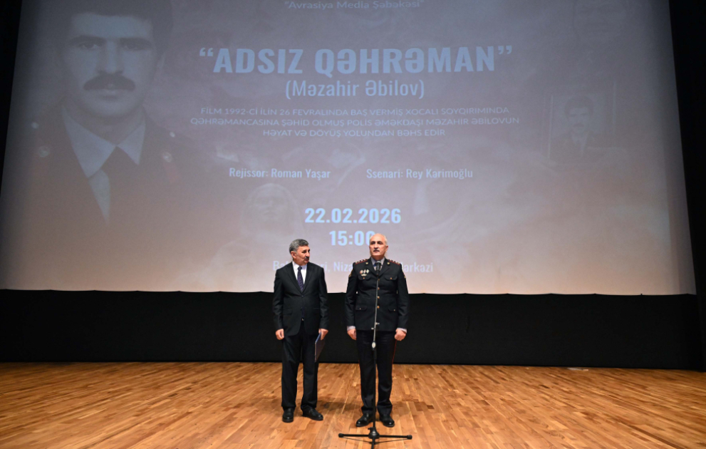 “Adsız qəhrəman” sənədli filminin təqdimatı olub VİDEO