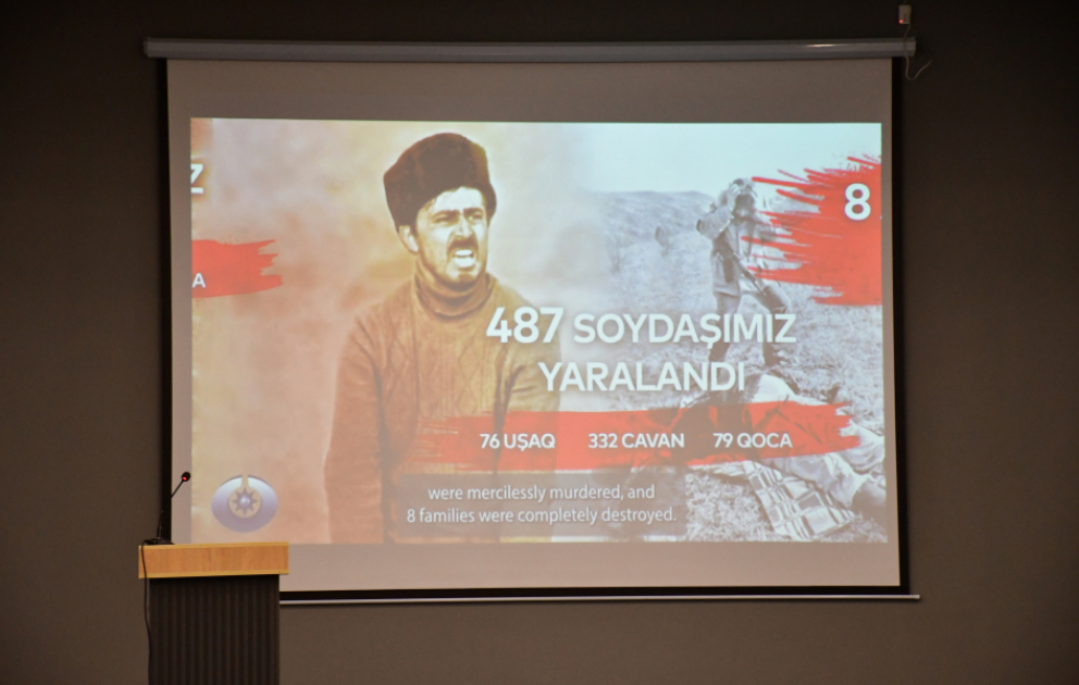 Xankəndidə Xocalı soyqırımı qurbanlarının xatirəsi anılıb VİDEO