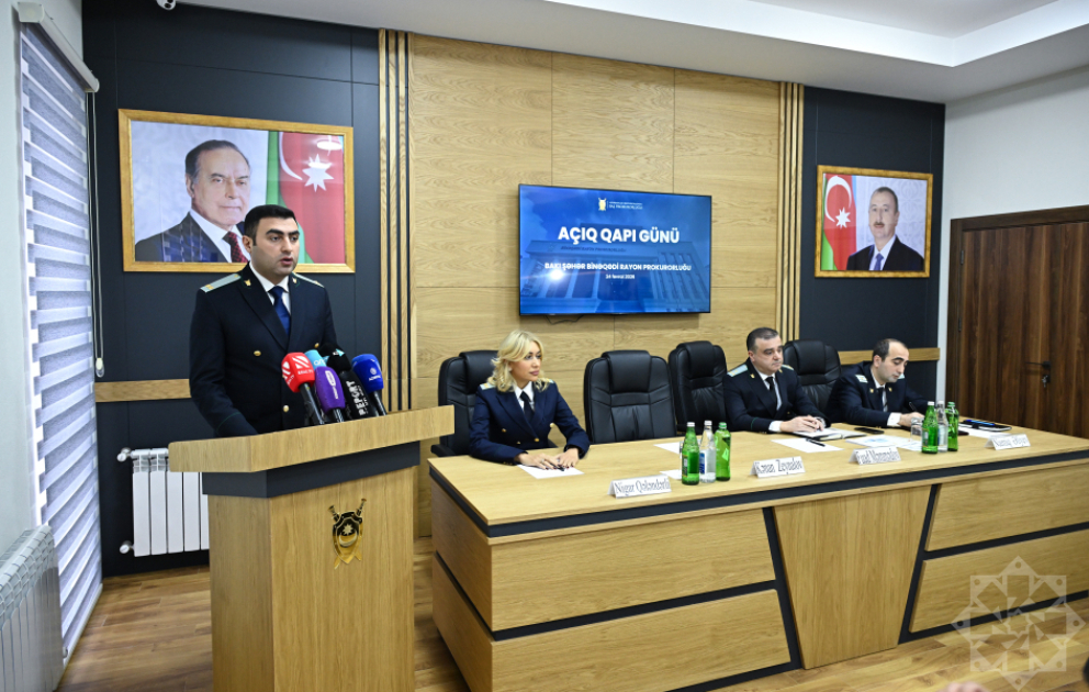 Binəqədi Rayon Prokurorluğunda “Açıq qapı” günü keçirilib VİDEO