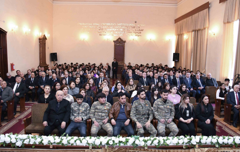 ADAU-da Xocalı soyqırımının 34-cü ildönümü qeyd olunub VİDEO