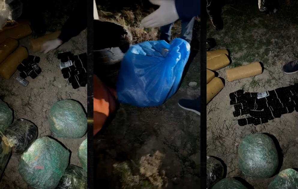 DİN: 52 kiloqrama yaxın narkotik vasitə və 2999 ədəd metadon həbi aşkarlanıb VİDEO