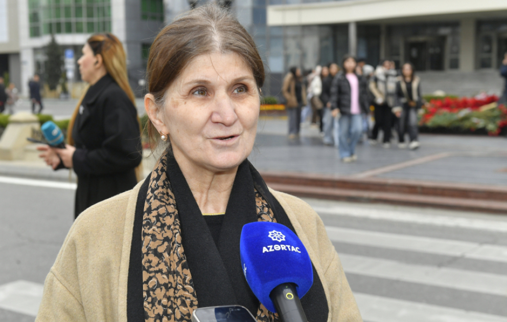 Xocalı şəhidinin həyat yoldaşı: Onlar Vətənimiz üçün həyatlarını qurban veriblər VİDEO
