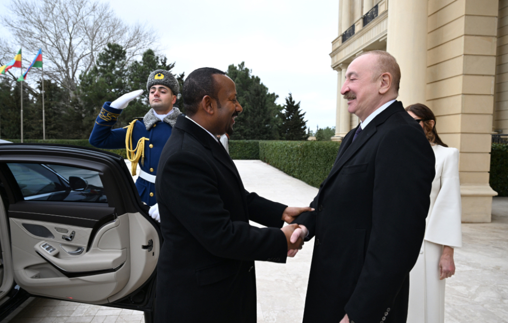 Official welcome ceremony was held for Prime Minister of Ethiopia VIDEO