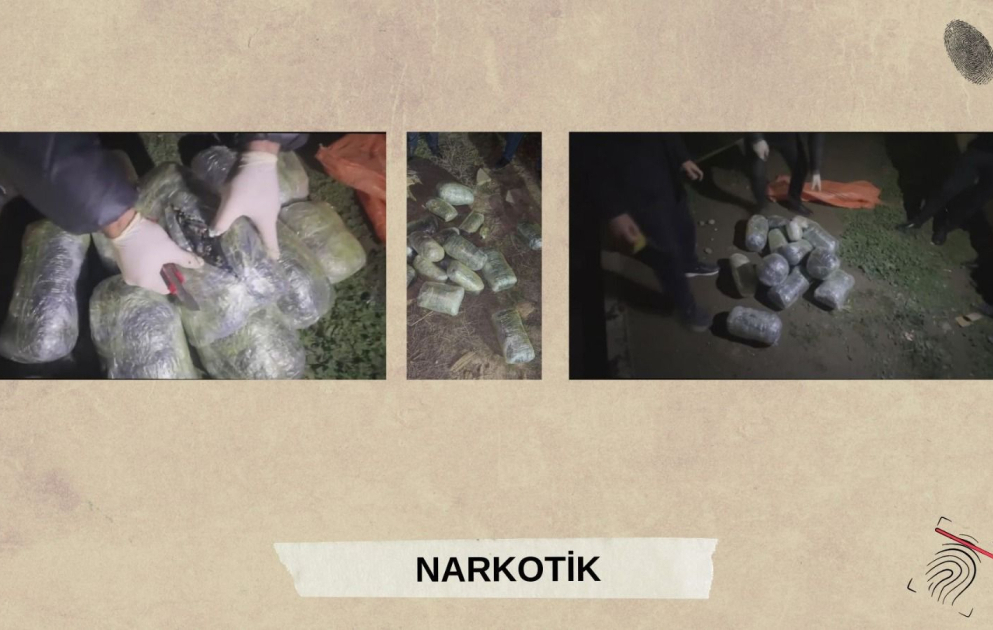 Qaradağda 66 kiloqram narkotik vasitə qanunsuz dövriyyədən çıxarılıb VİDEO