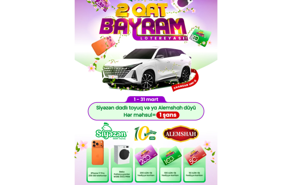 ® OBA-da “Qonşuda 2 qat bayram” lotereyası başladı VİDEO