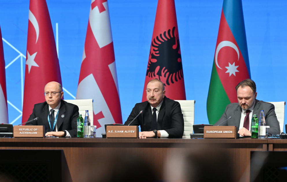Bakıda Cənub Qaz Dəhlizi Məşvərət Şurası çərçivəsində nazirlərin 12-ci və Yaşıl Enerji Məşvərət Şurası çərçivəsində nazirlərin 4-cü iclasları keçirilib YENİLƏNİB-3 VİDEO