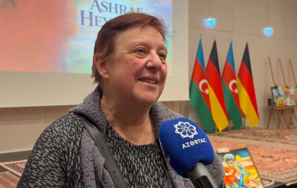 Andrea Şröter: Azərbaycan incəsənətindəki bənzərsizlik və saflıq məni heyran edir VİDEO