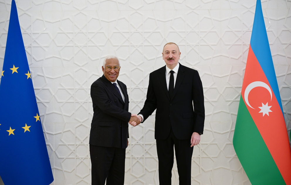 President Ilham Aliyev held one-on-one meeting with President of European Council VIDEO