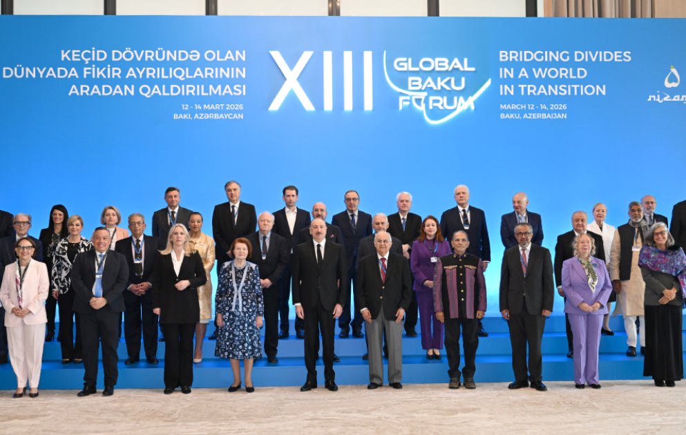 Le 13ème Forum global de Bakou placé sous le thème « Surmonter les divergences dans un monde en transition » entame ses travaux  Le président Ilham Aliyev prononce une allocution lors de la cérémonie d’ouverture du Forum  MIS A JOUR VIDEO