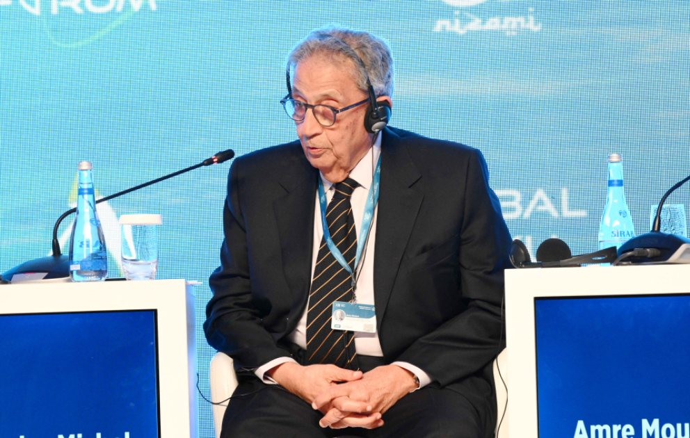 Ərəb Liqasının sabiq Baş katibi: XXI əsrdə qlobal təhlükəsizliyin əvvəlki mənası dəyişir VİDEO