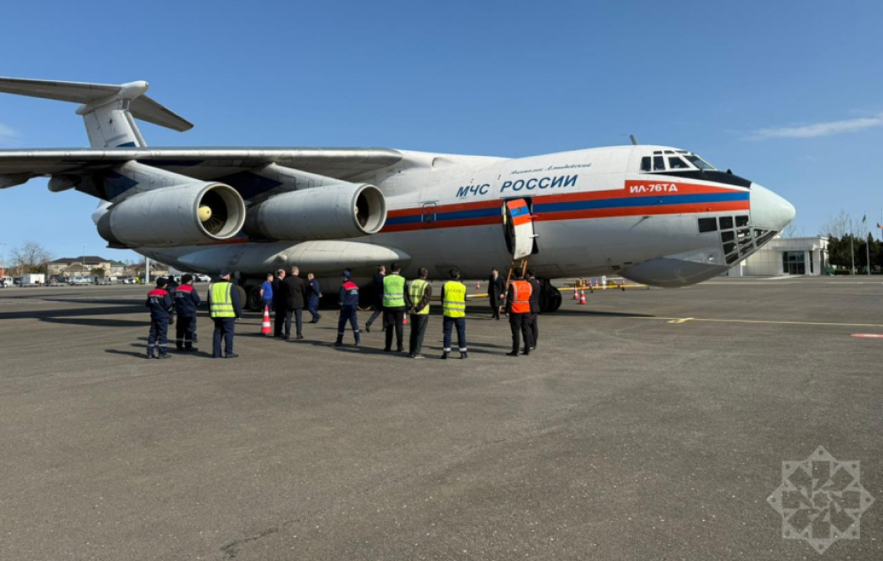 Rusiyanın İrana göndərdiyi humanitar yardımı daşıyan yük maşınları sərhəddən keçib -  YENİLƏNİB FOTO  VİDEO