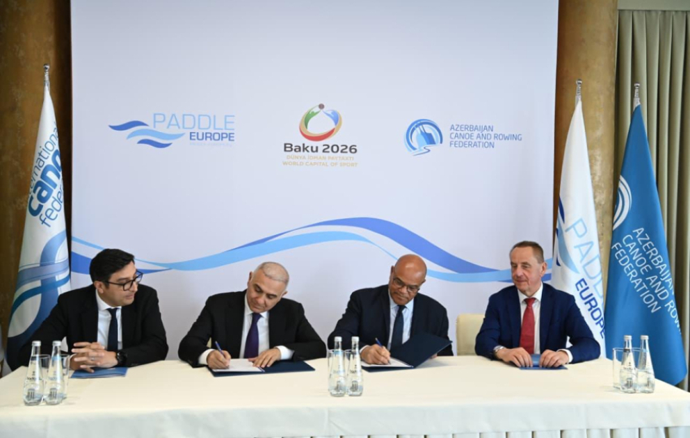 Azərbaycanda ilk dəfə Avropa Kanoe Assosiasiyasının ofisi açılıb VİDEO