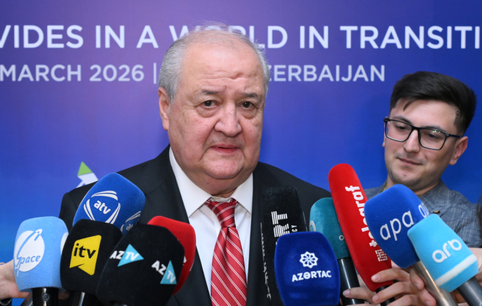 Əbdüləziz Kamilov: Özbəkistan və Azərbaycan yeni geoiqtisadi məkan formalaşdırır VİDEO