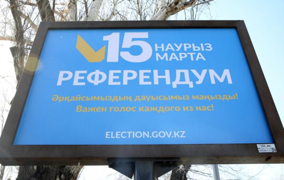 Qazaxıstanda yeni Konstitusiya üzrə referendum keçirilir VİDEO