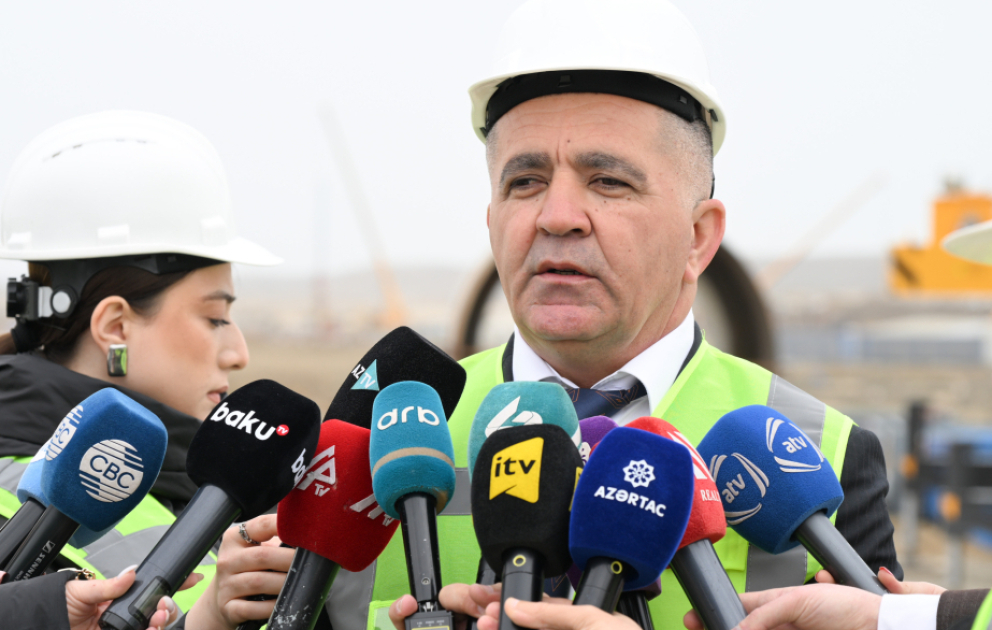 Xırdalan və ətraf qəsəbələri əhatə edəcək 17 kilometrlik yeni kanalizasiya kollektoru inşa edilir VİDEO