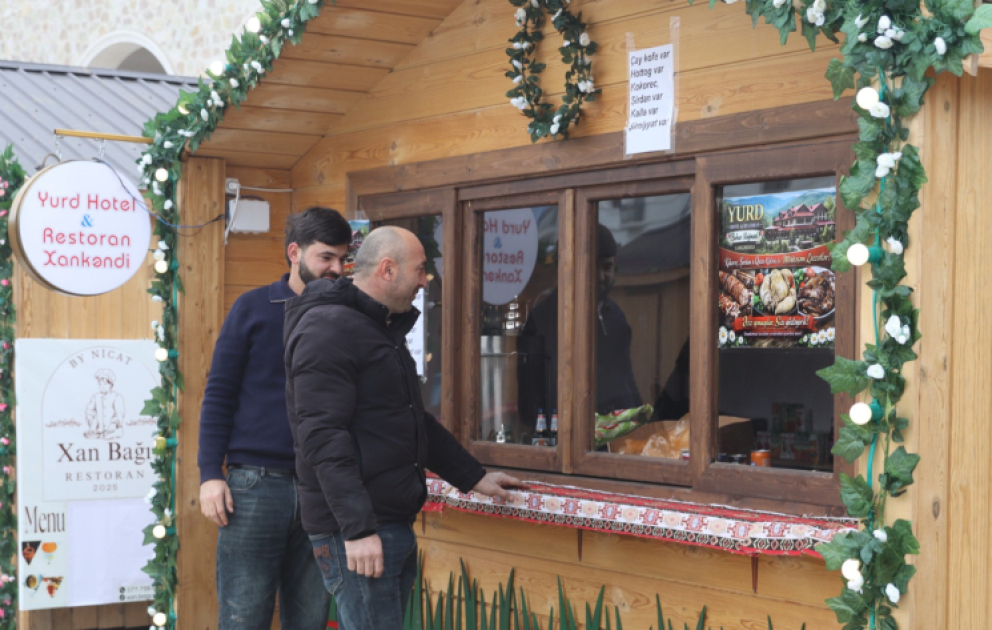 Xankəndidə bayram yarmarkası fəaliyyətə başlayıb VİDEO