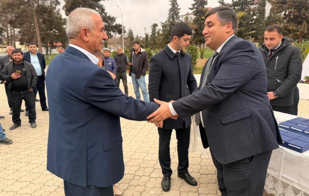 Xocavənd şəhərində daha 46 ailəyə evlərinin açarları təqdim olunub - YENİLƏNİB VİDEO