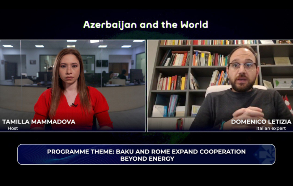 "Azerbaijan and the World": Baku and Rome expand cooperation beyond energy VIDEO