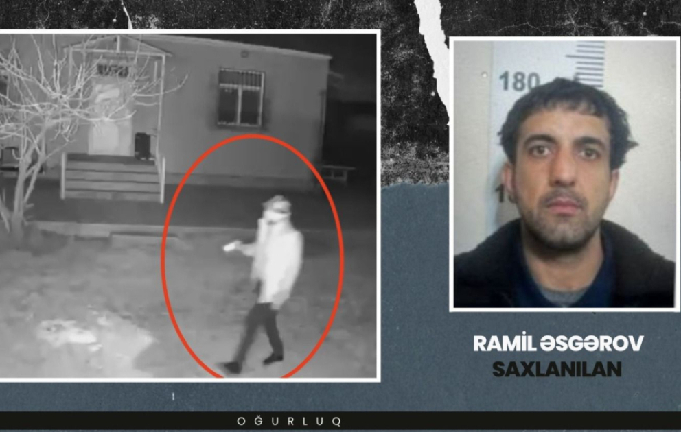 Sabunçu rayonunda evlərdən oğurluq edən şəxs saxlanılıb VİDEO