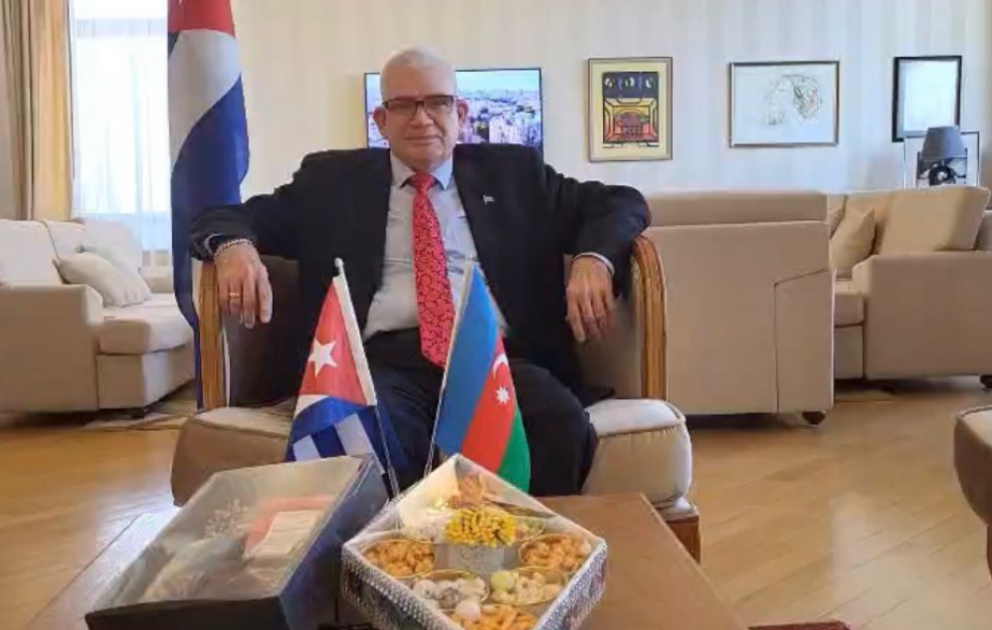 Səfir: Bu gözəl bayramda Kuba adından sizə sülh, rifah və dünyanın bütün gözəlliklərini arzulayıram VİDEO
