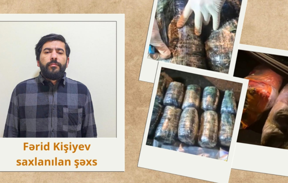 Lənkəranda 12 kiloqram narkotik vasitə qanunsuz dövriyyədən çıxarılıb VİDEO