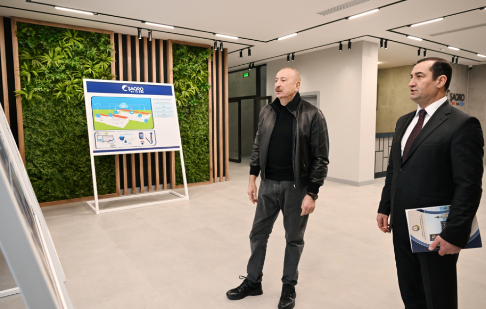 Le président de la République participe à l’inauguration du complexe d’élevage « Chirvan Agro » à Chamakhy VIDEO