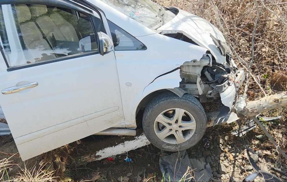 Ağstafada iki avtomobil toqquşub, xəsarət alanlar var VİDEO